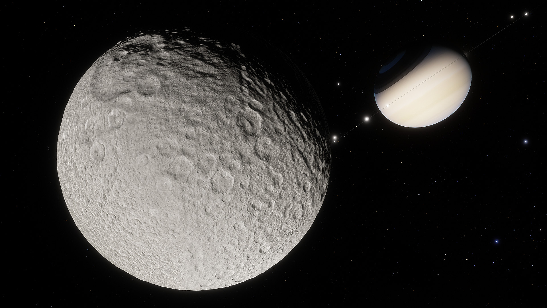 SpaceEngine - Saturn System HD screenshot 11