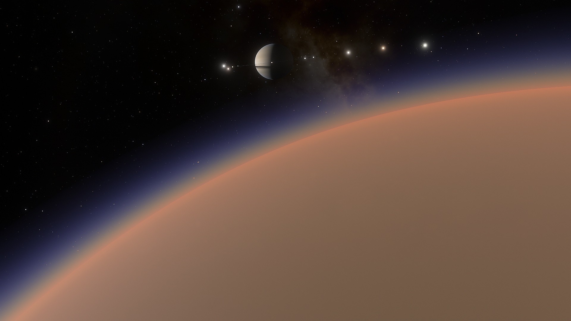 SpaceEngine - Saturn System HD screenshot 14