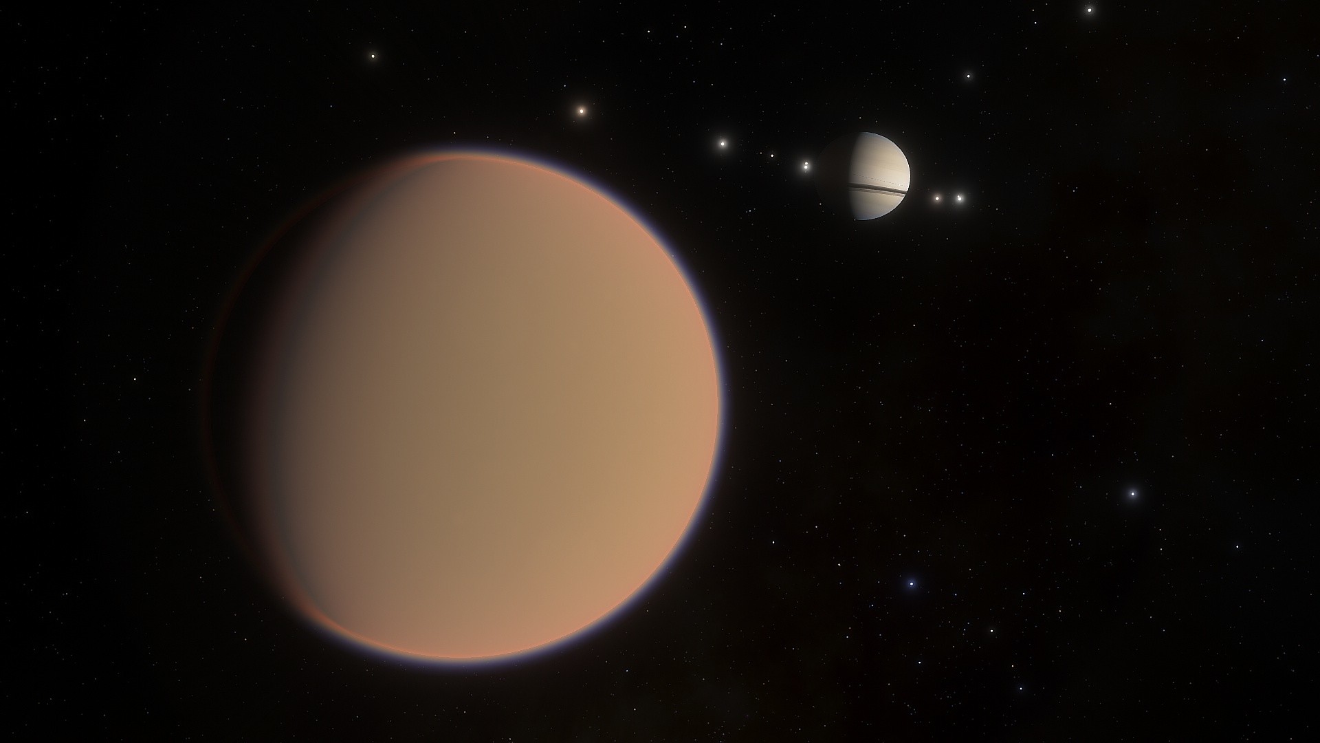 SpaceEngine - Saturn System HD screenshot 12