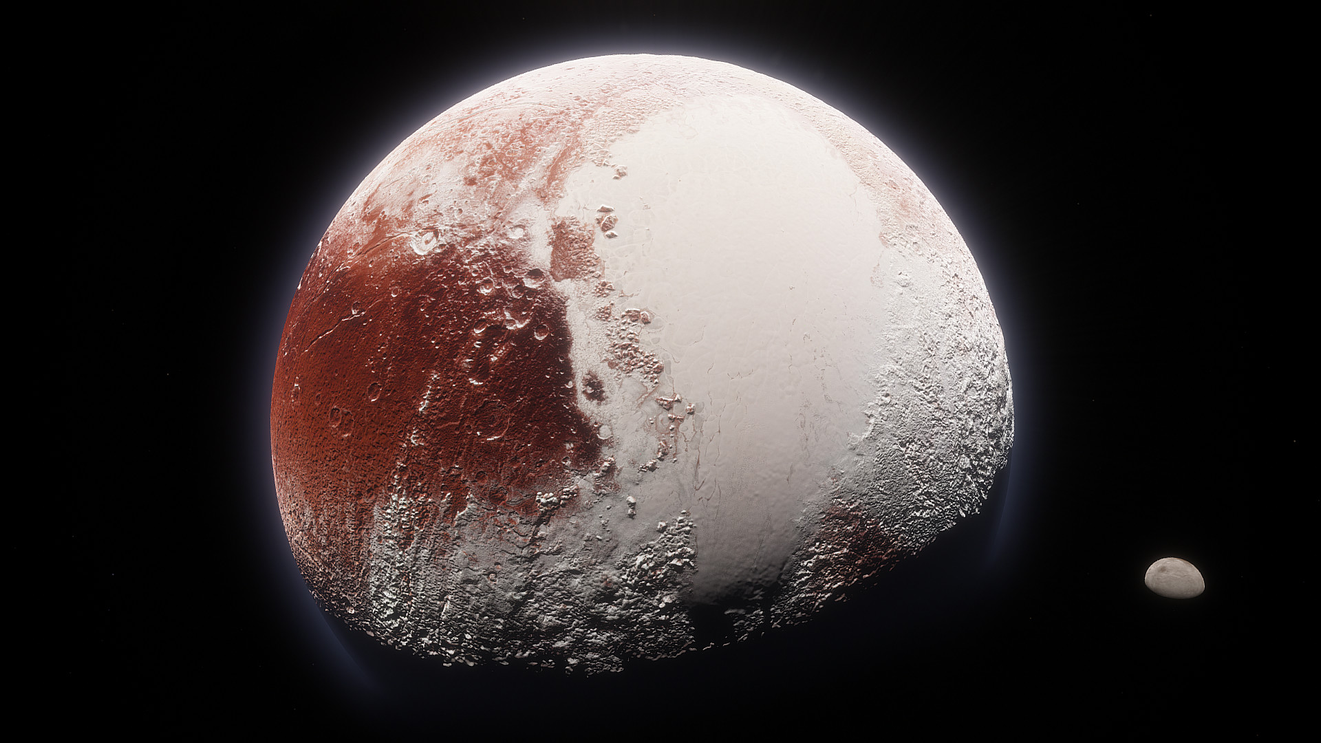 SpaceEngine - Pluto System HD screenshot 3