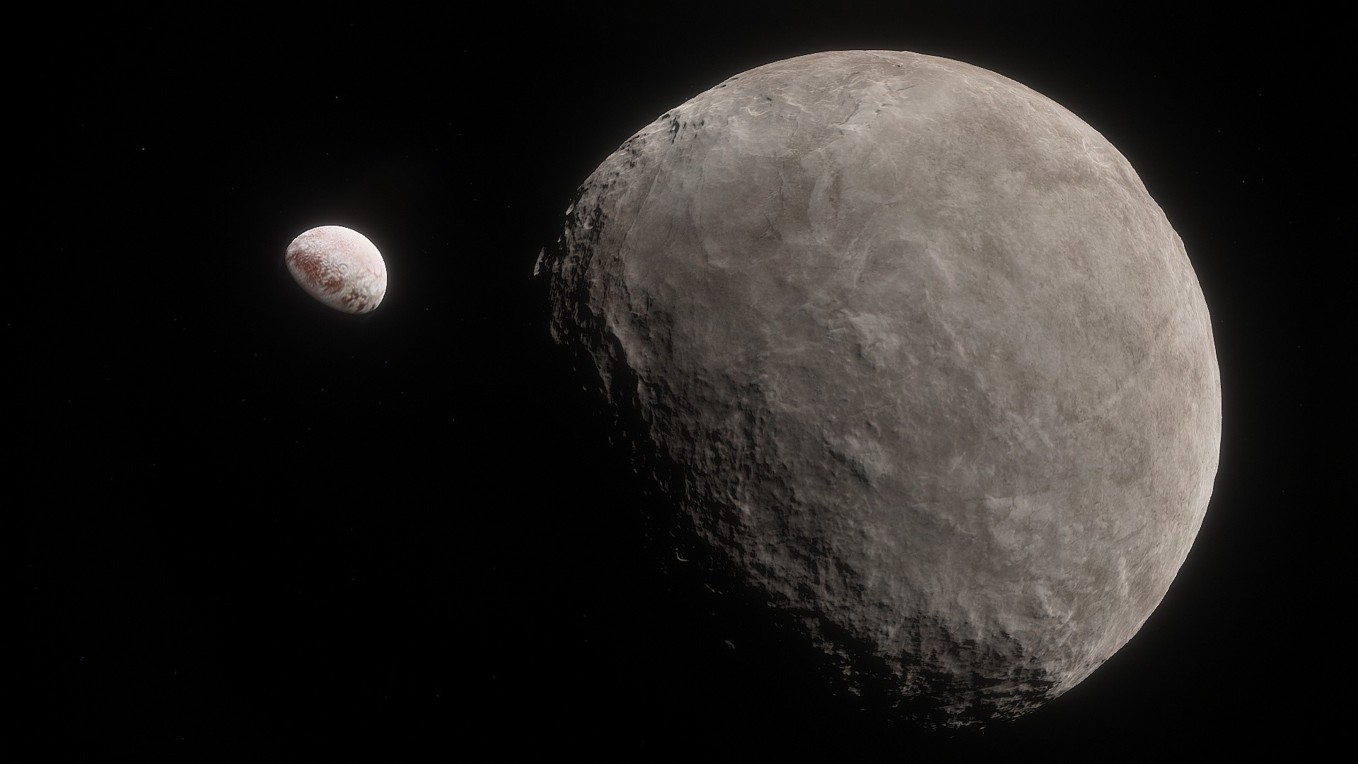 SpaceEngine - Pluto System HD screenshot 11