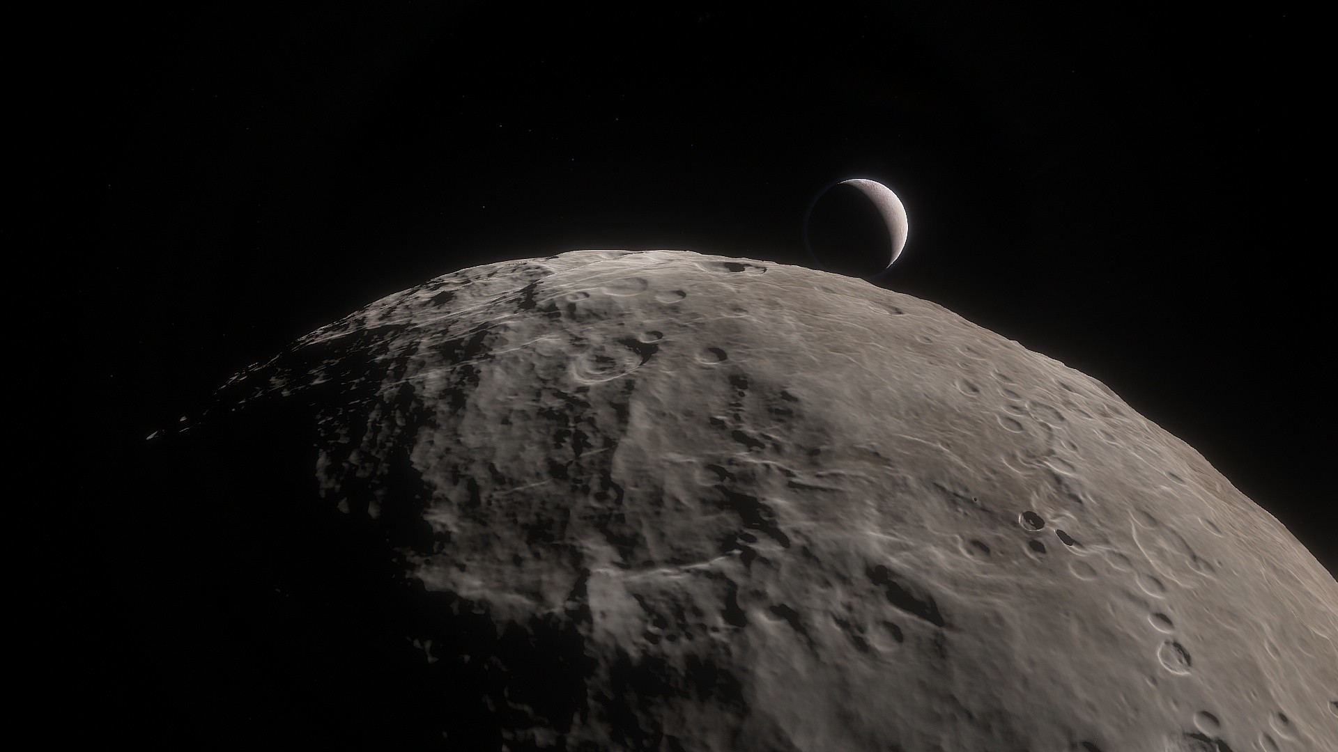 SpaceEngine - Pluto System HD screenshot 12