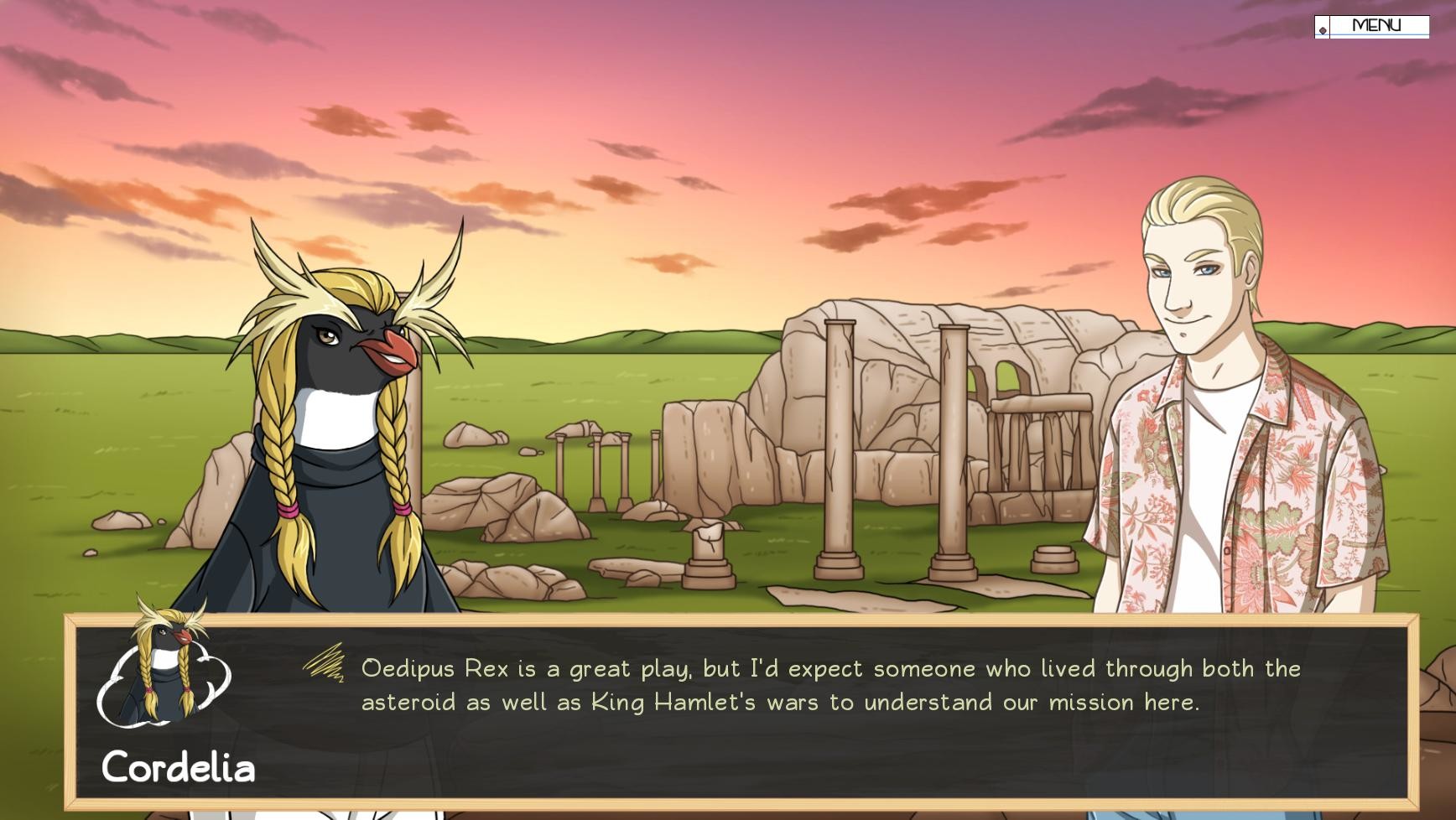 Dinosaur Shakespeare: Oedipus T-Rex screenshot 1