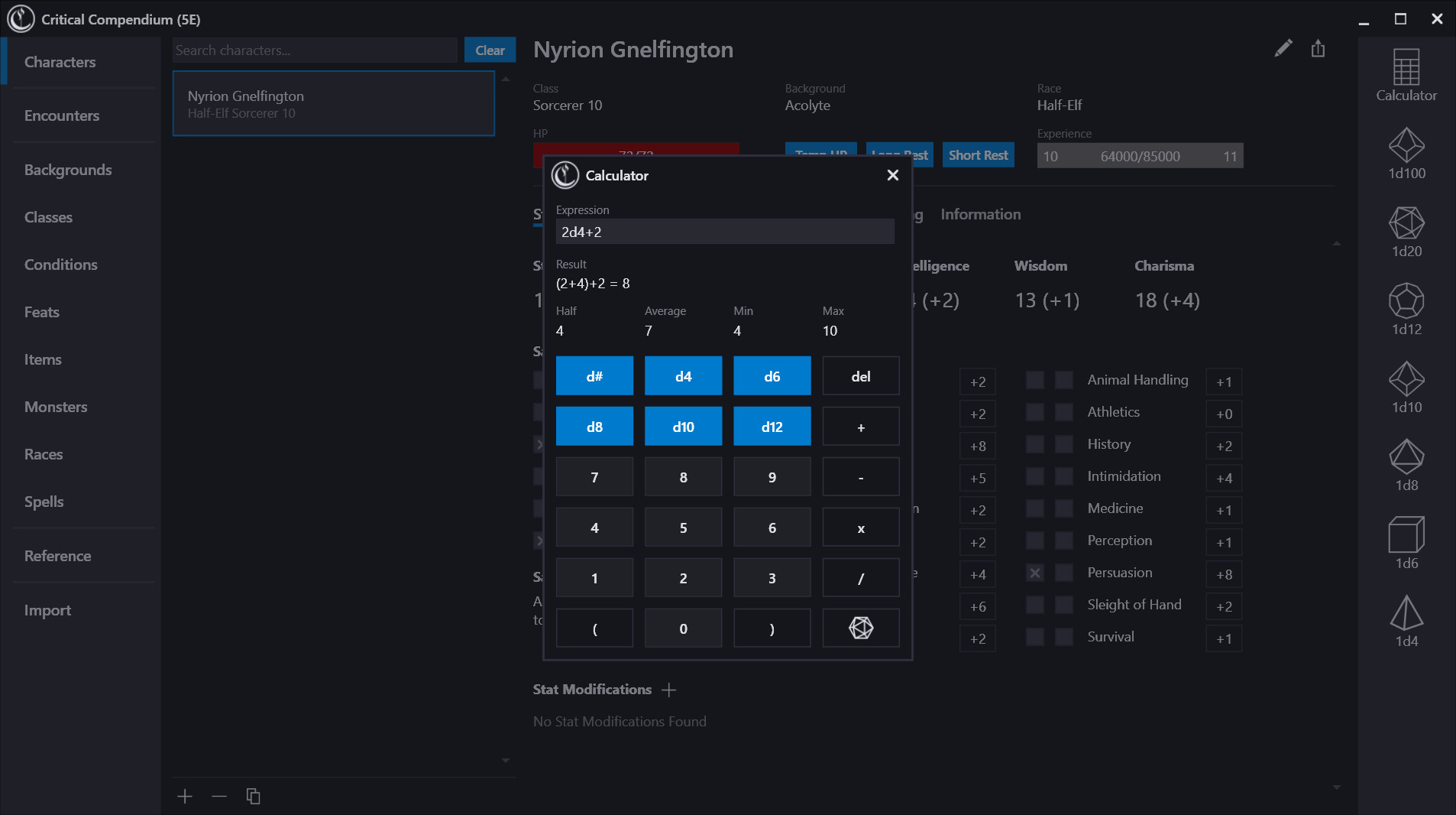 Critical Compendium screenshot 2