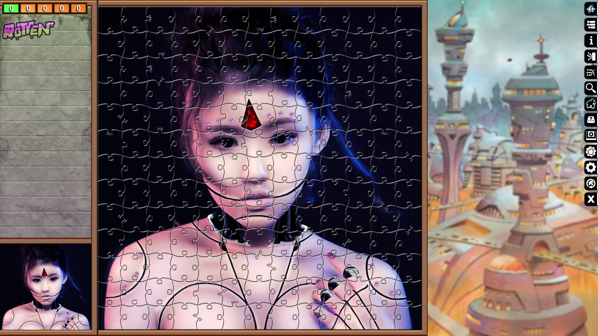 Jigsaw Puzzle Pack - Pixel Puzzles Ultimate: Cyberpunk screenshot 4