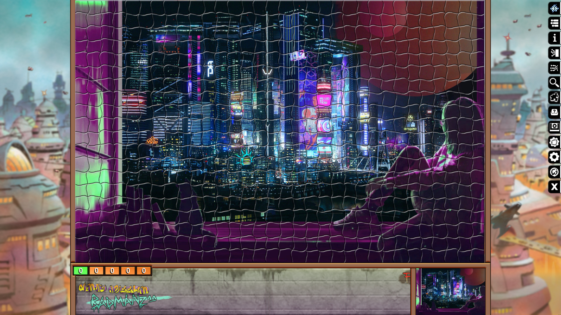 Jigsaw Puzzle Pack - Pixel Puzzles Ultimate: Cyberpunk screenshot 3