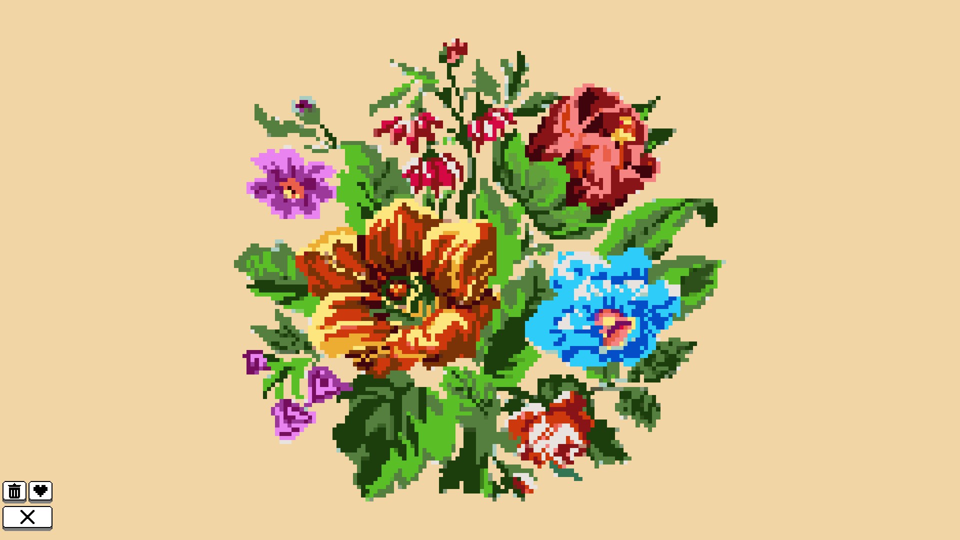 Coloring Pixels - Flowers Pack screenshot 2