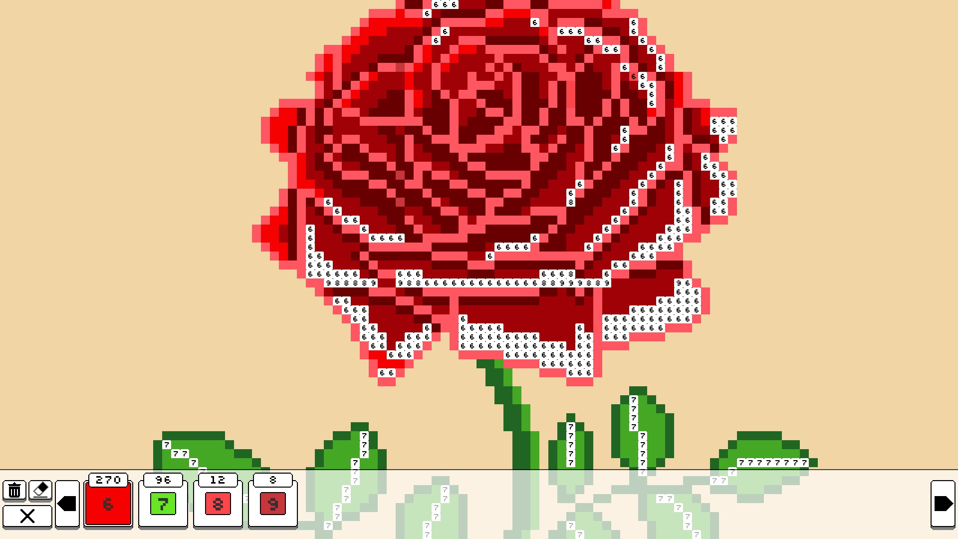 Coloring Pixels - Flowers Pack screenshot 1