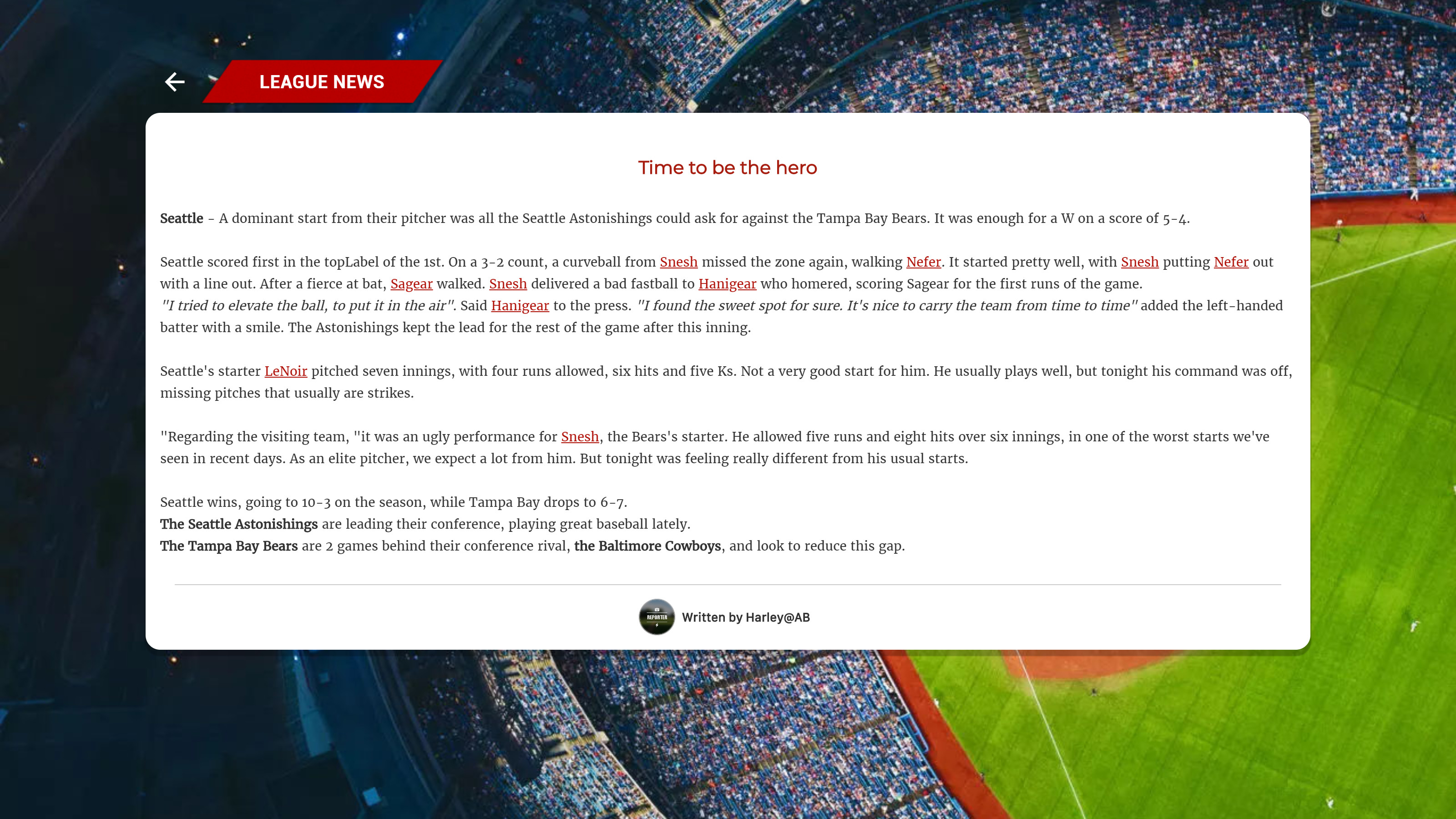 Astonishing Baseball 2019 screenshot 7