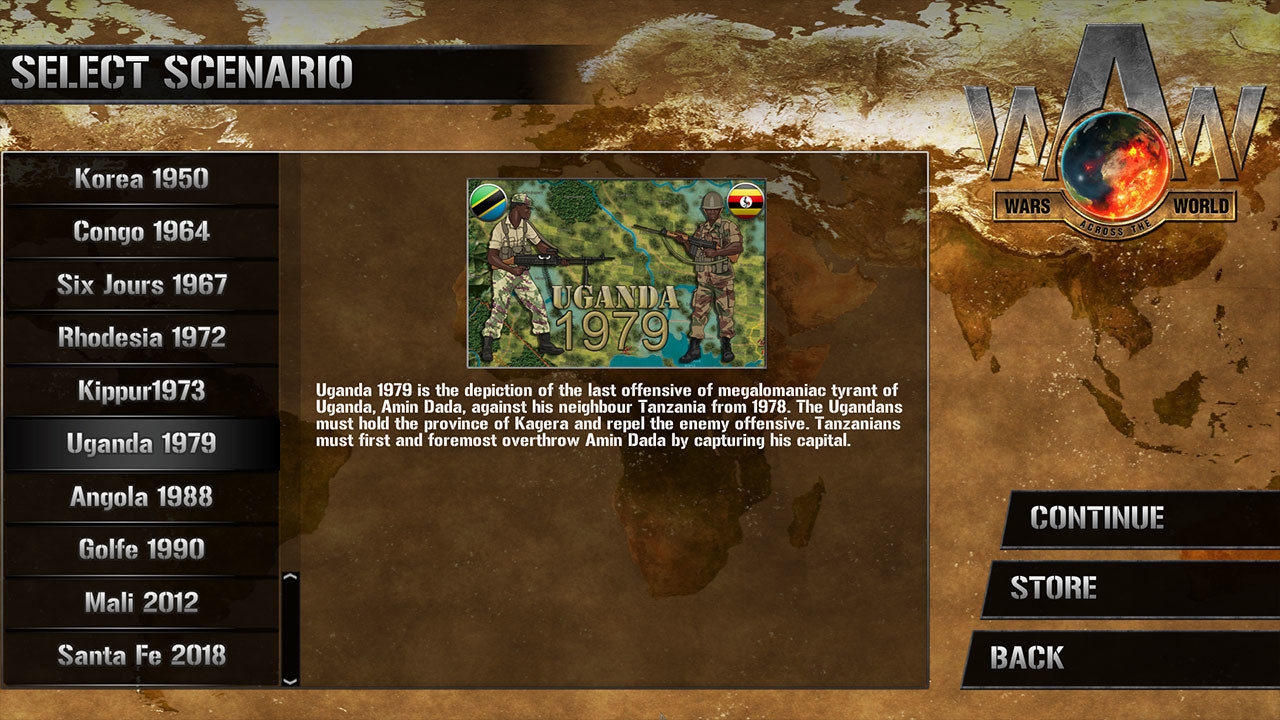 Wars Across The World: Uganda 1979 screenshot 1
