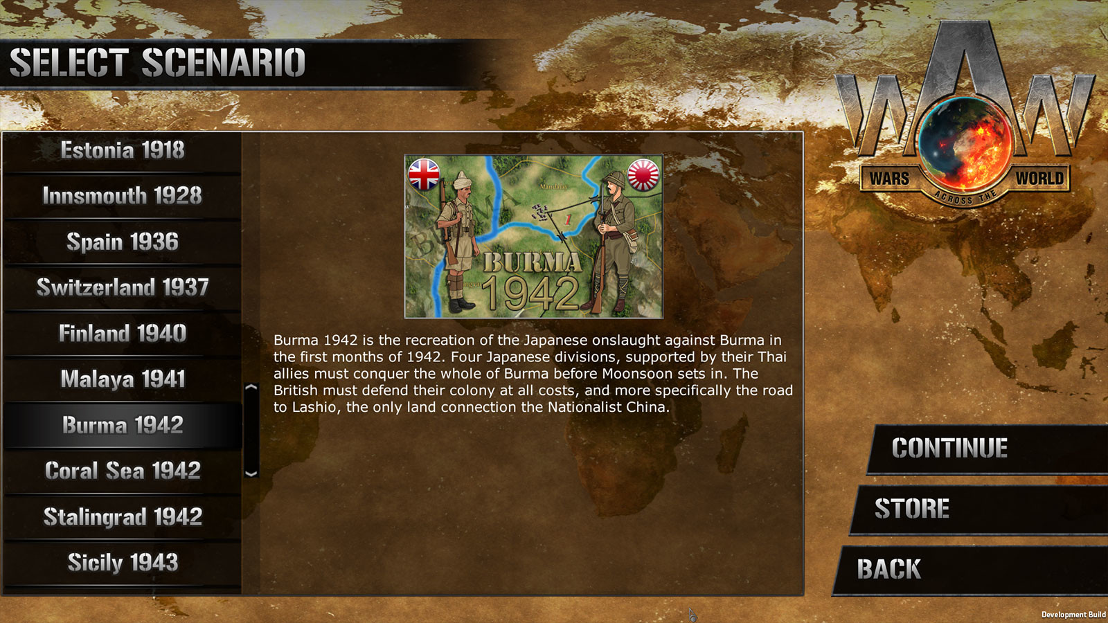 Wars Across The World: Burma 1942 screenshot 1