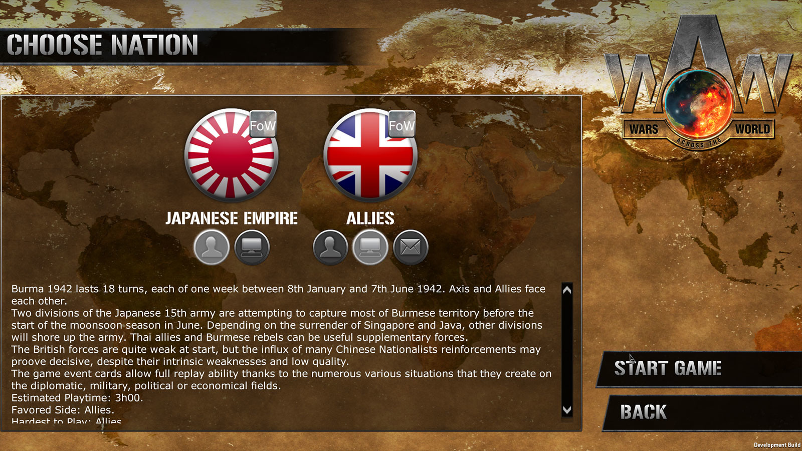 Wars Across The World: Burma 1942 screenshot 8