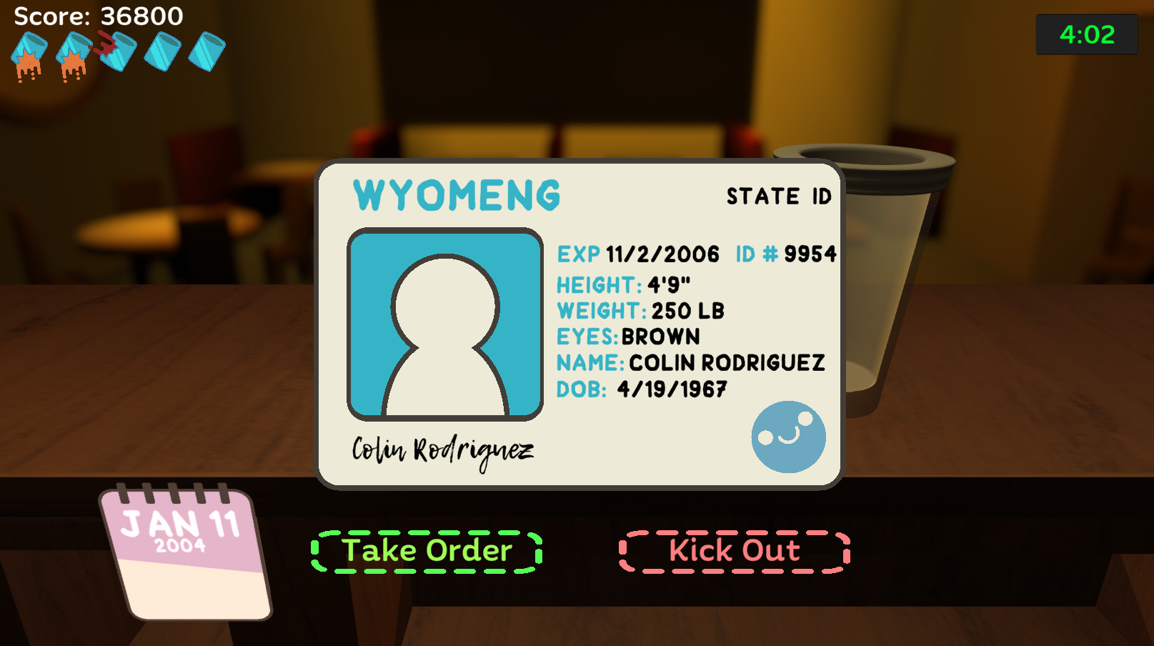 Uh Oh Bartender screenshot 6
