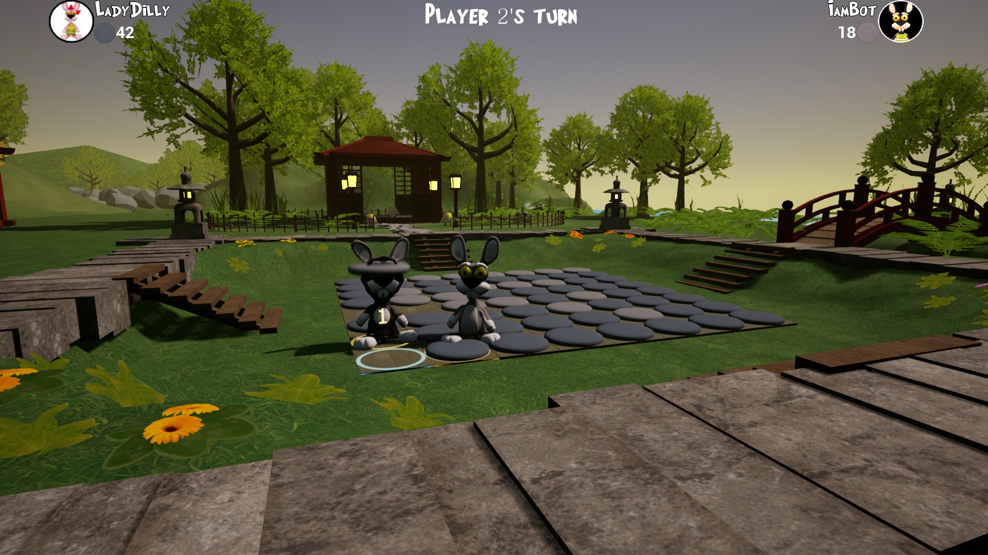 Bunny Reversi screenshot 1