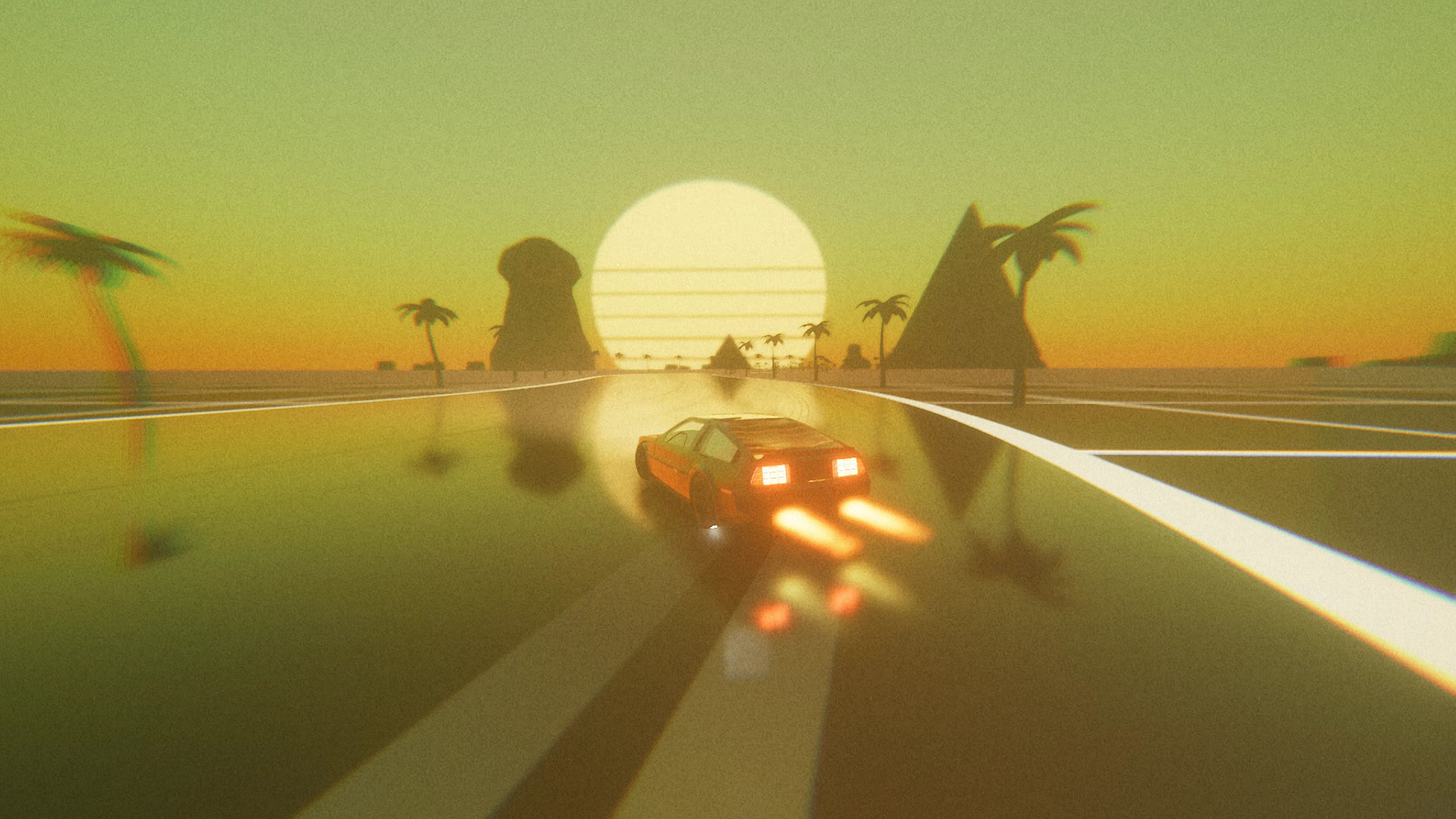 Vaporwave Drift screenshot 2