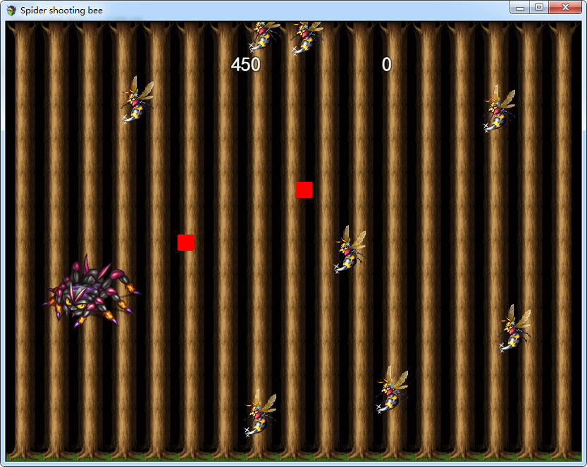 Spider shooting bee screenshot 6