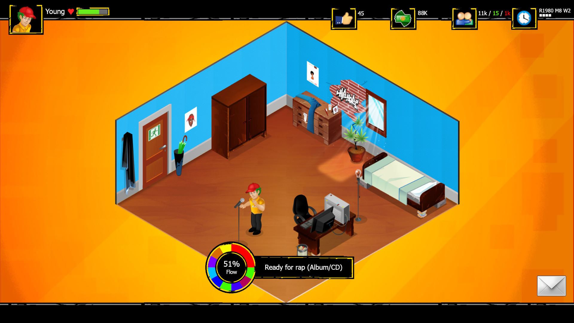 Rap simulator screenshot 1