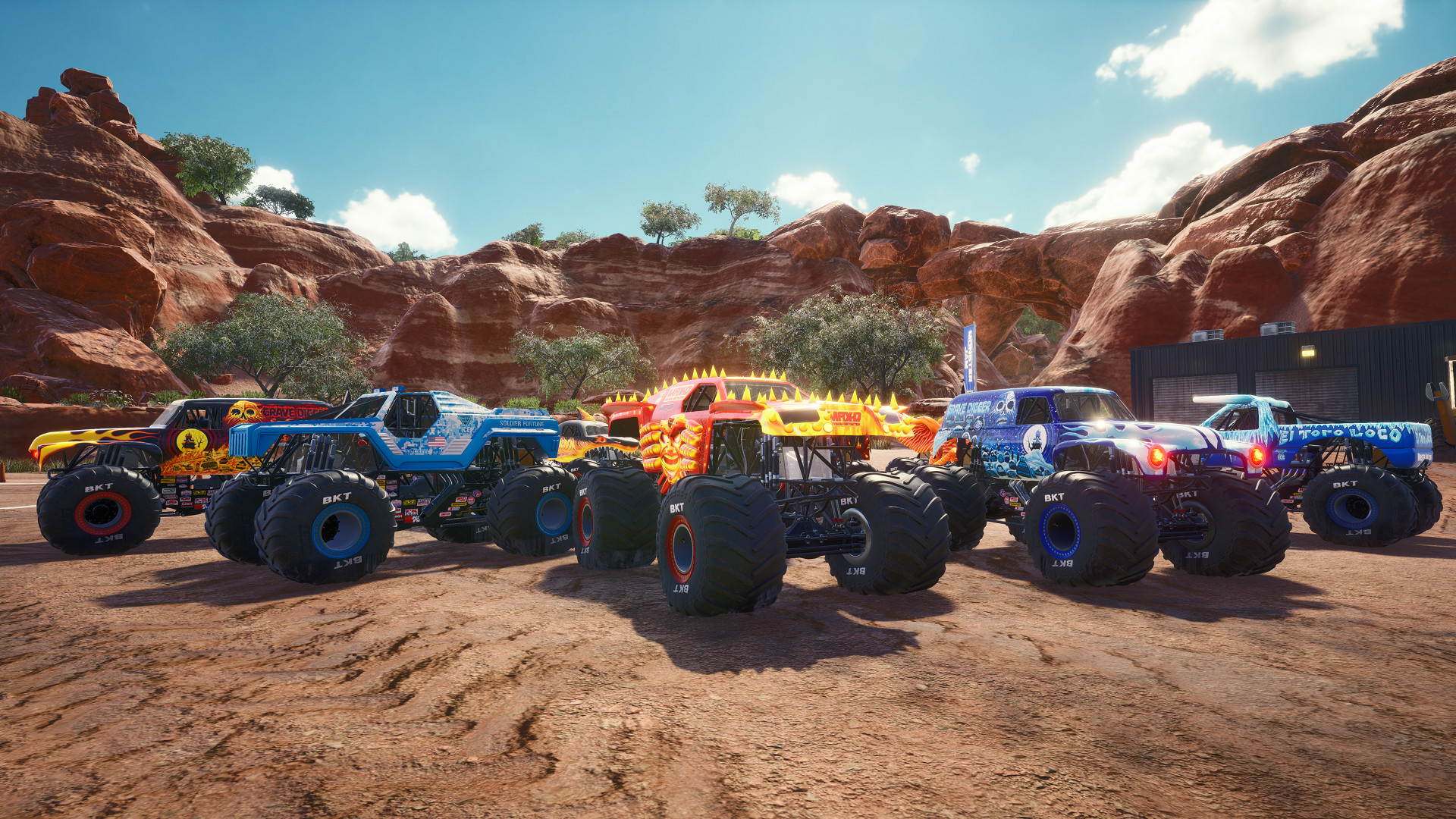 Monster Jam Steel Titans - Fire & Ice screenshot 2