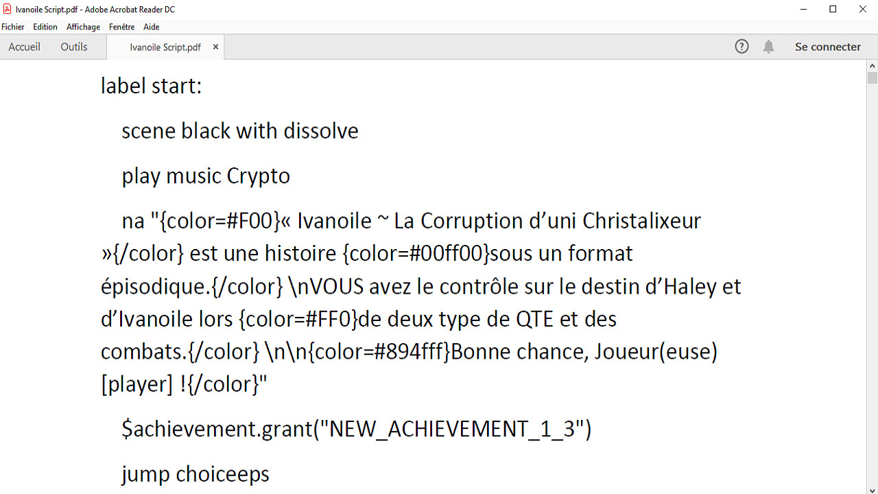 Ivanoile (Script Code) screenshot 1