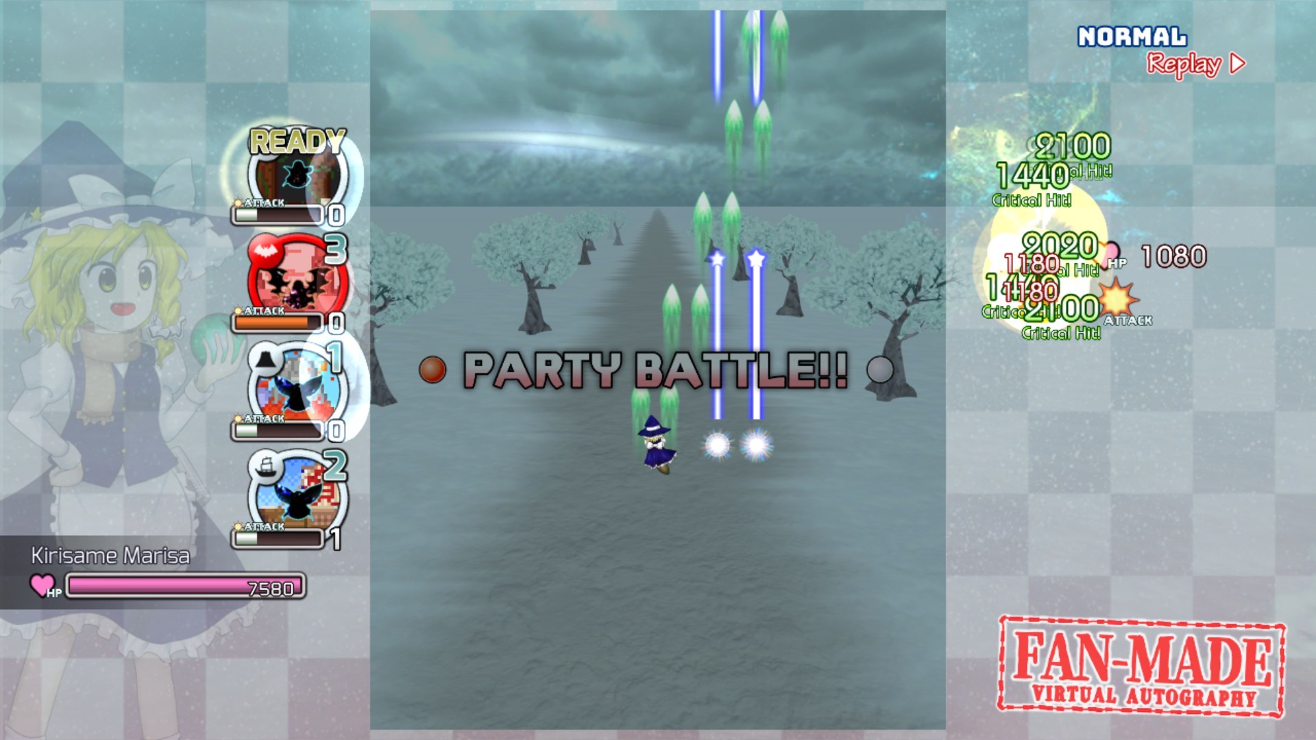 東方覚醒珠（※二次創作） ～ Fan-made Virtual Autography. screenshot 2