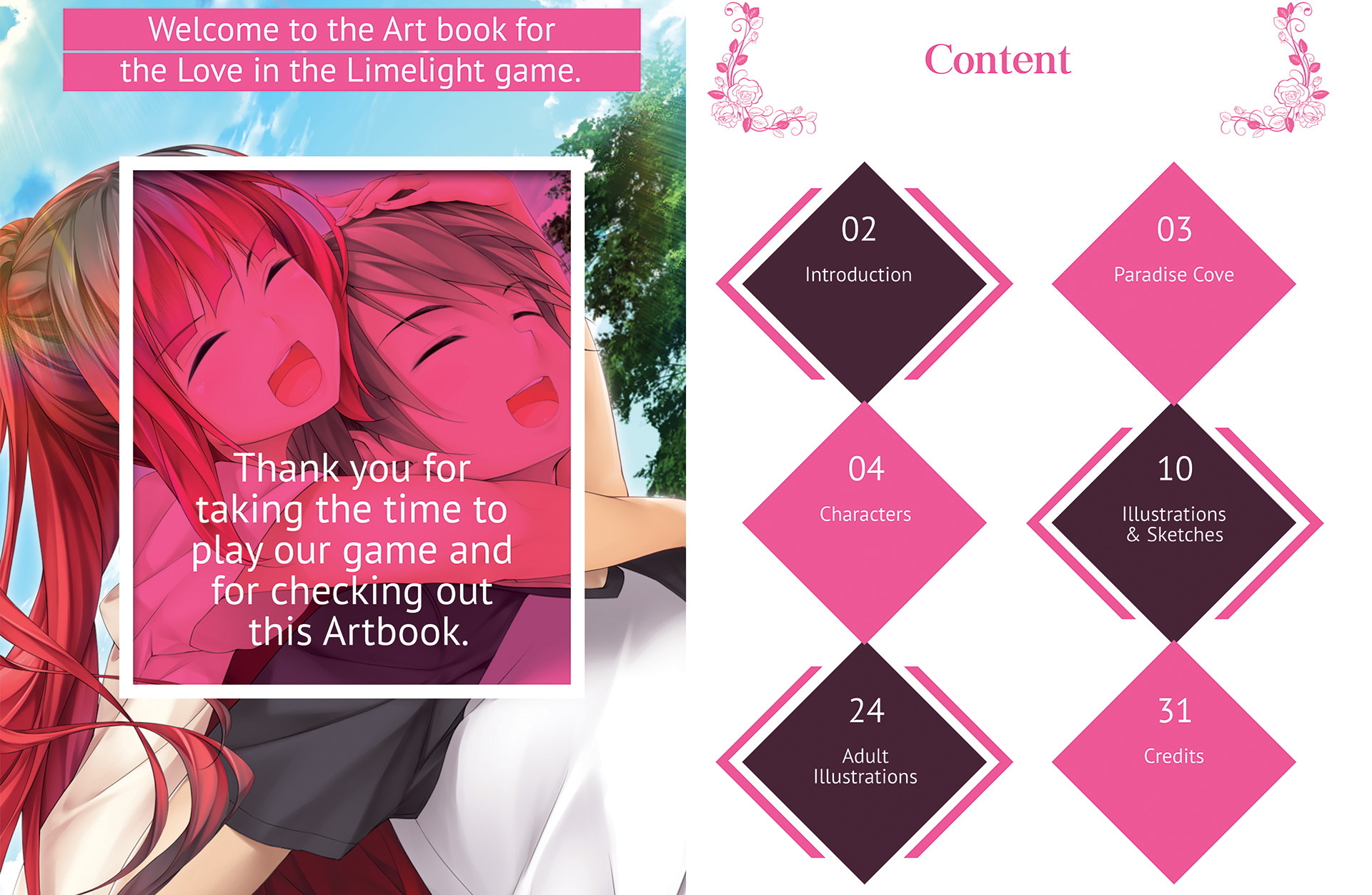 Love in the Limelight - Artbook screenshot 1