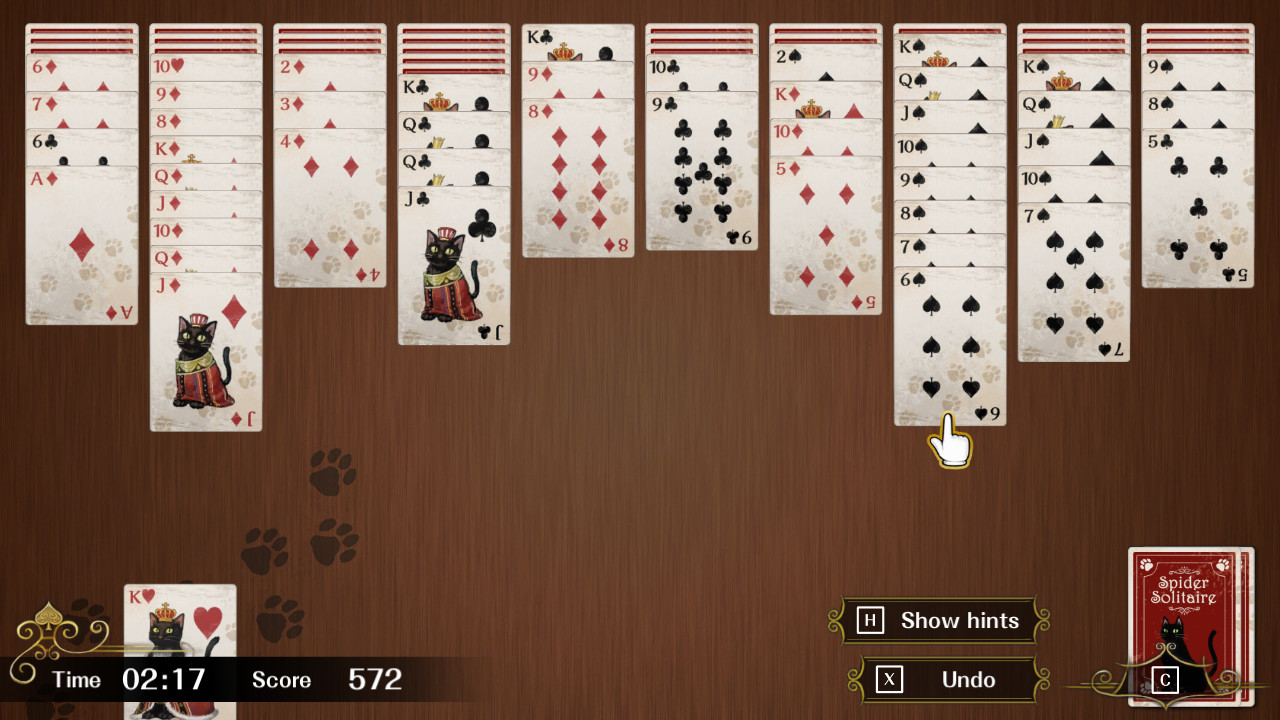 Spider Solitaire F screenshot 3
