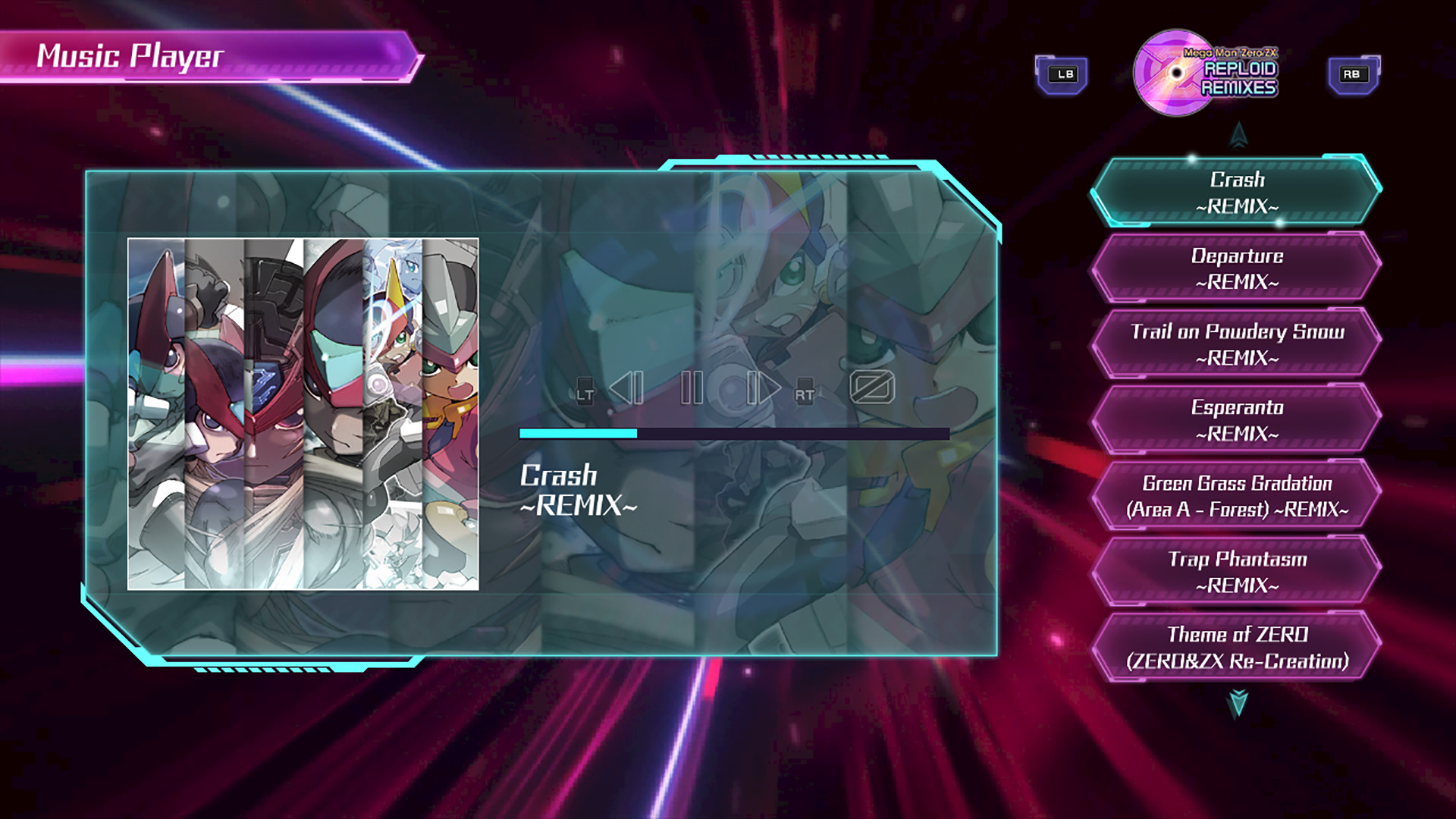 Mega Man Zero/ZX Reploid Remixes / ロックマン ゼロ＆ゼクス アルティメットリミックス  screenshot 1