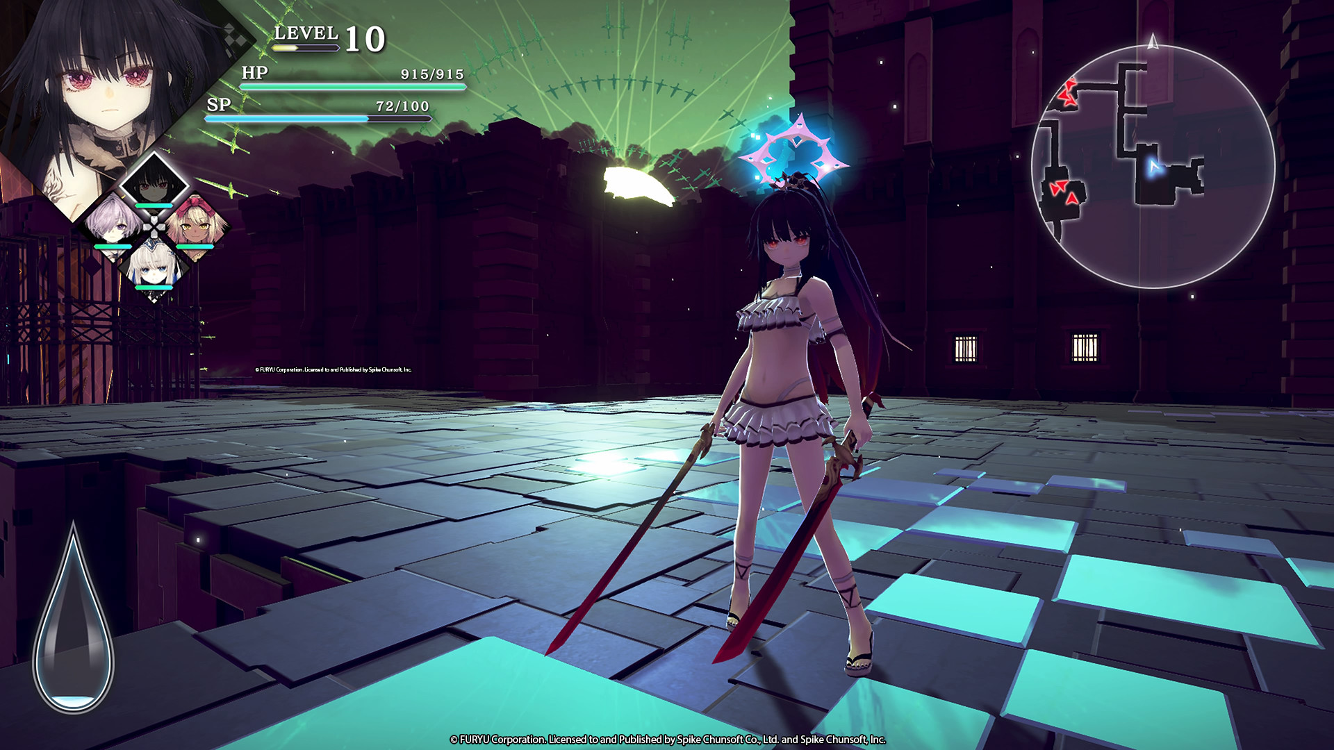Crystar - Frilly Bikini (White) screenshot 1