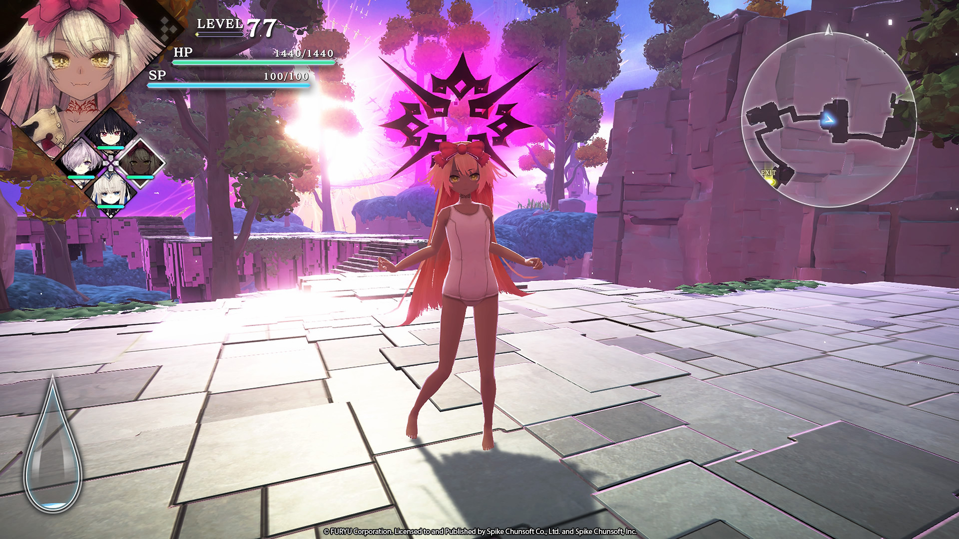 Crystar - School Swimsuit (White) screenshot 1