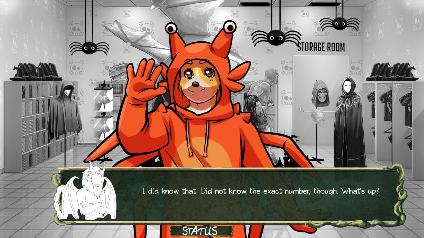 Furries & Scalies: Super Scary Halloween Spooky Times: Black & White screenshot 3