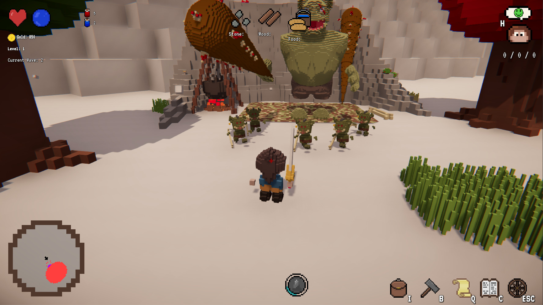 Voxel Crusade screenshot 1