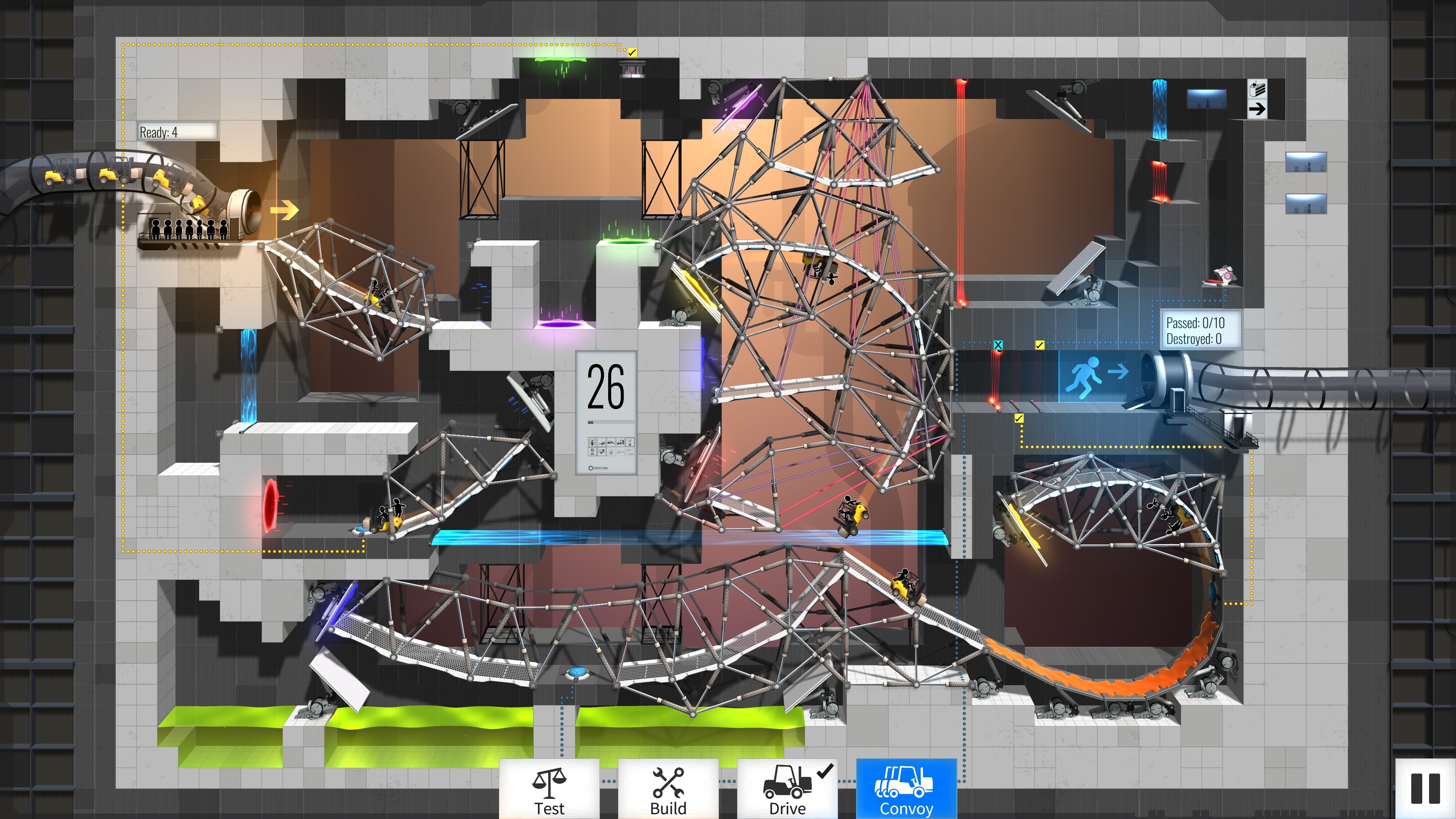 Bridge Constructor Portal - Portal Proficiency screenshot 3