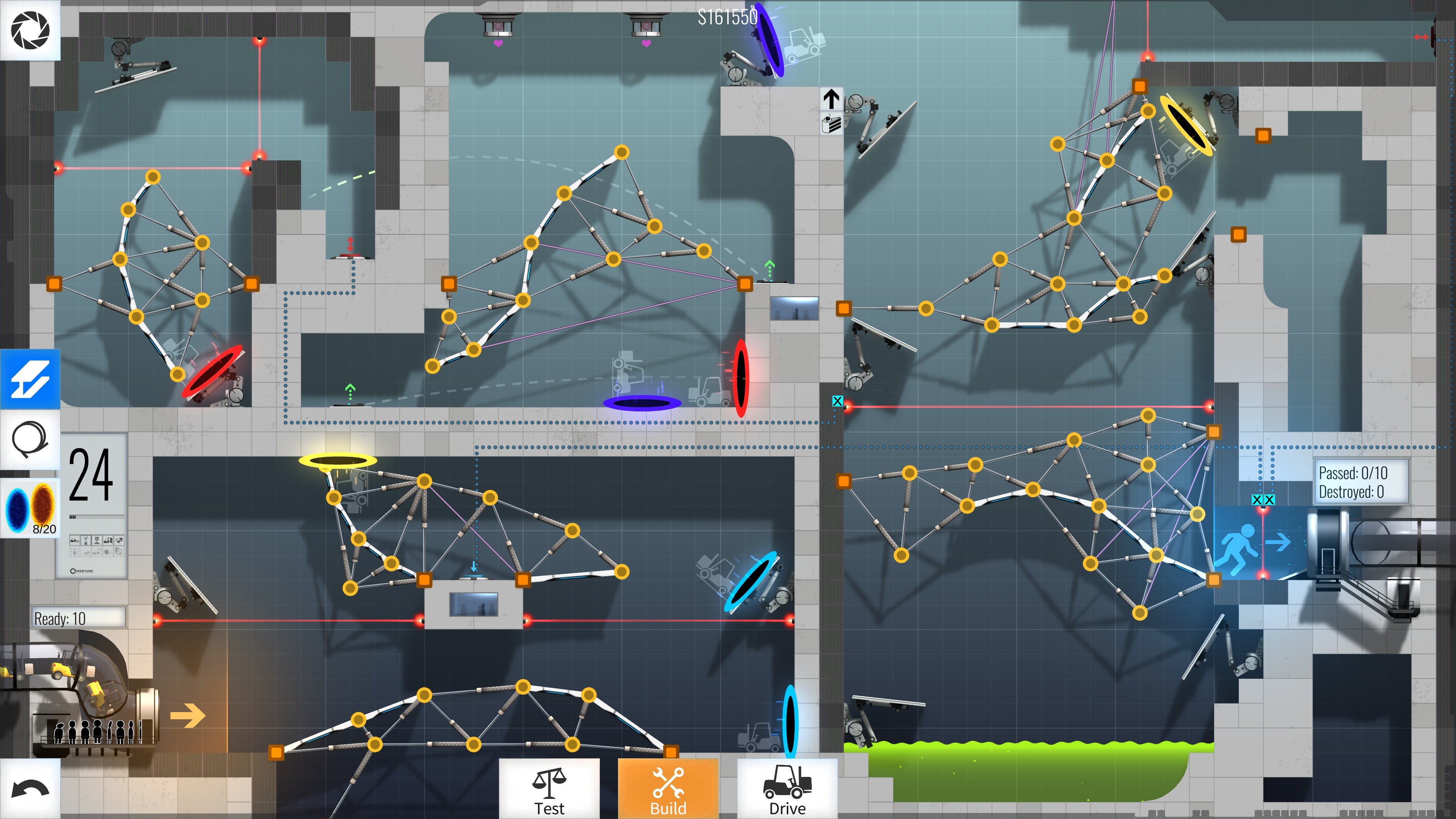 Bridge Constructor Portal - Portal Proficiency screenshot 2