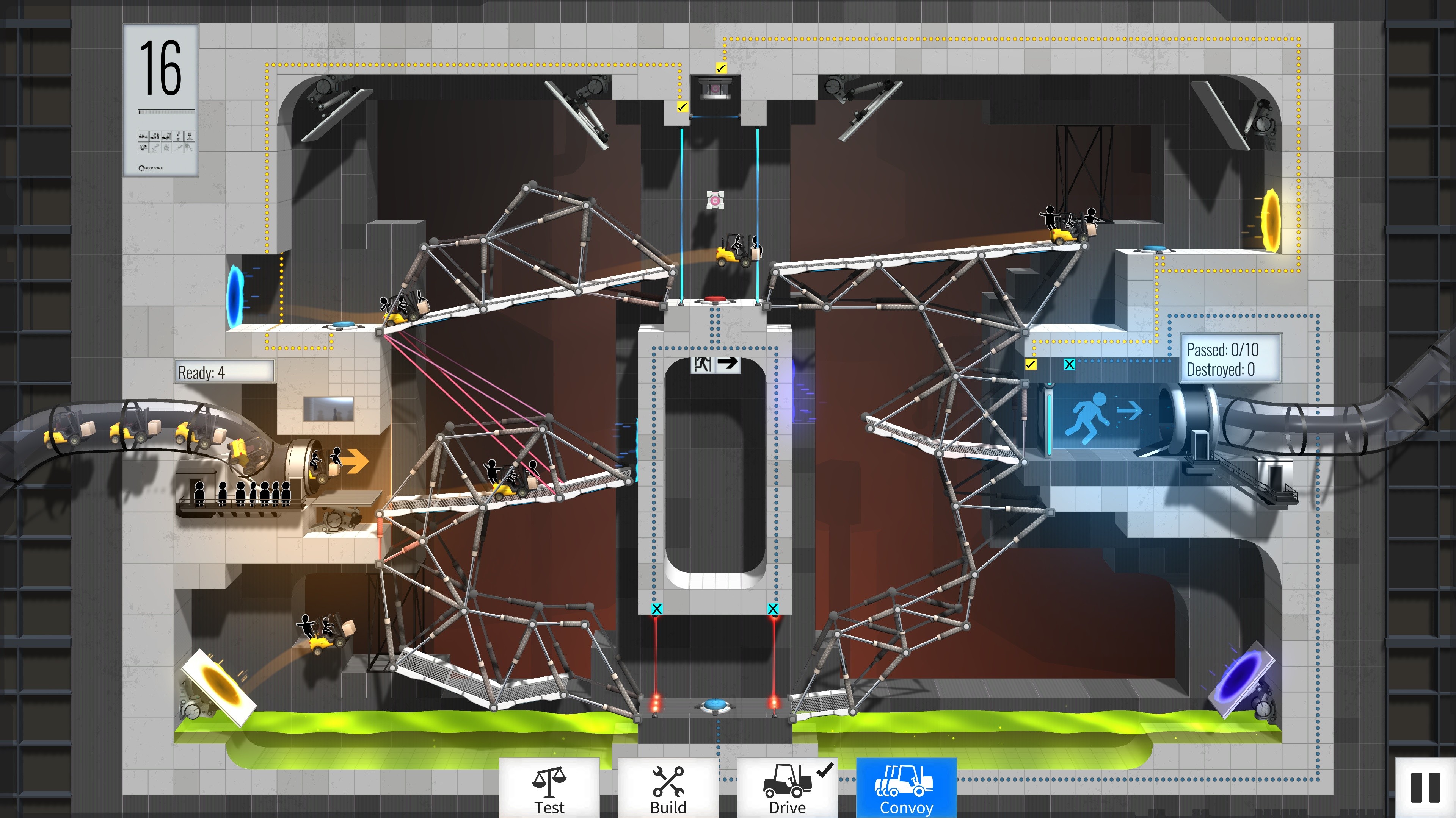 Bridge Constructor Portal - Portal Proficiency screenshot 5