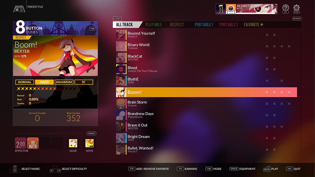 DJMAX RESPECT V - EXCLUSIVE GEAR PACK screenshot 5
