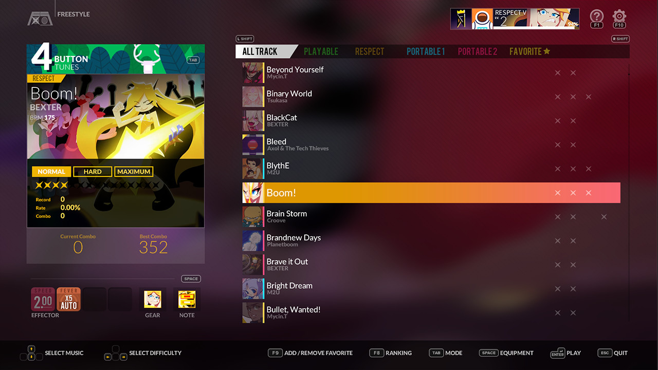 DJMAX RESPECT V - EXCLUSIVE GEAR PACK screenshot 4