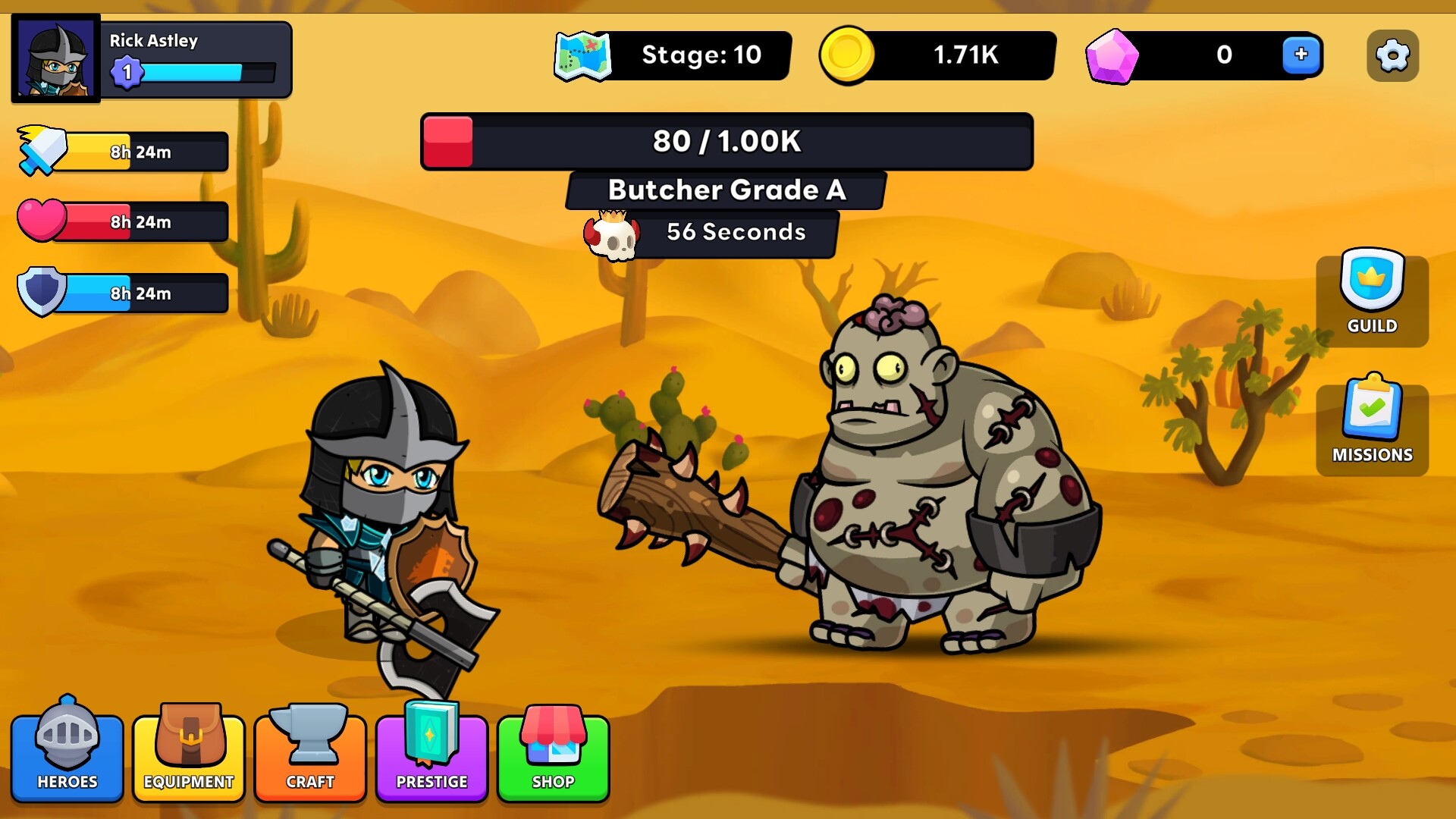 Idle Adventurer screenshot 1
