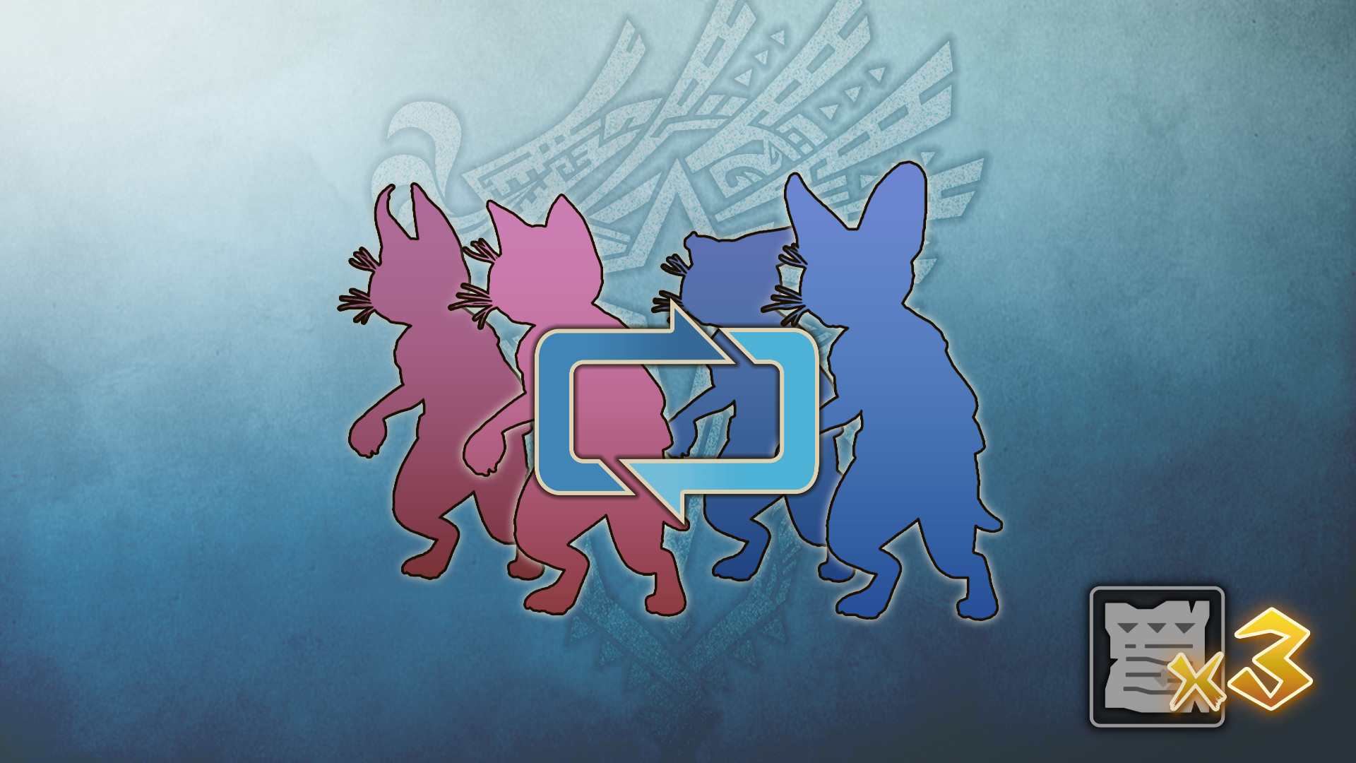 Monster Hunter: World - Palico Edit Voucher: Three-Voucher Pack screenshot 1