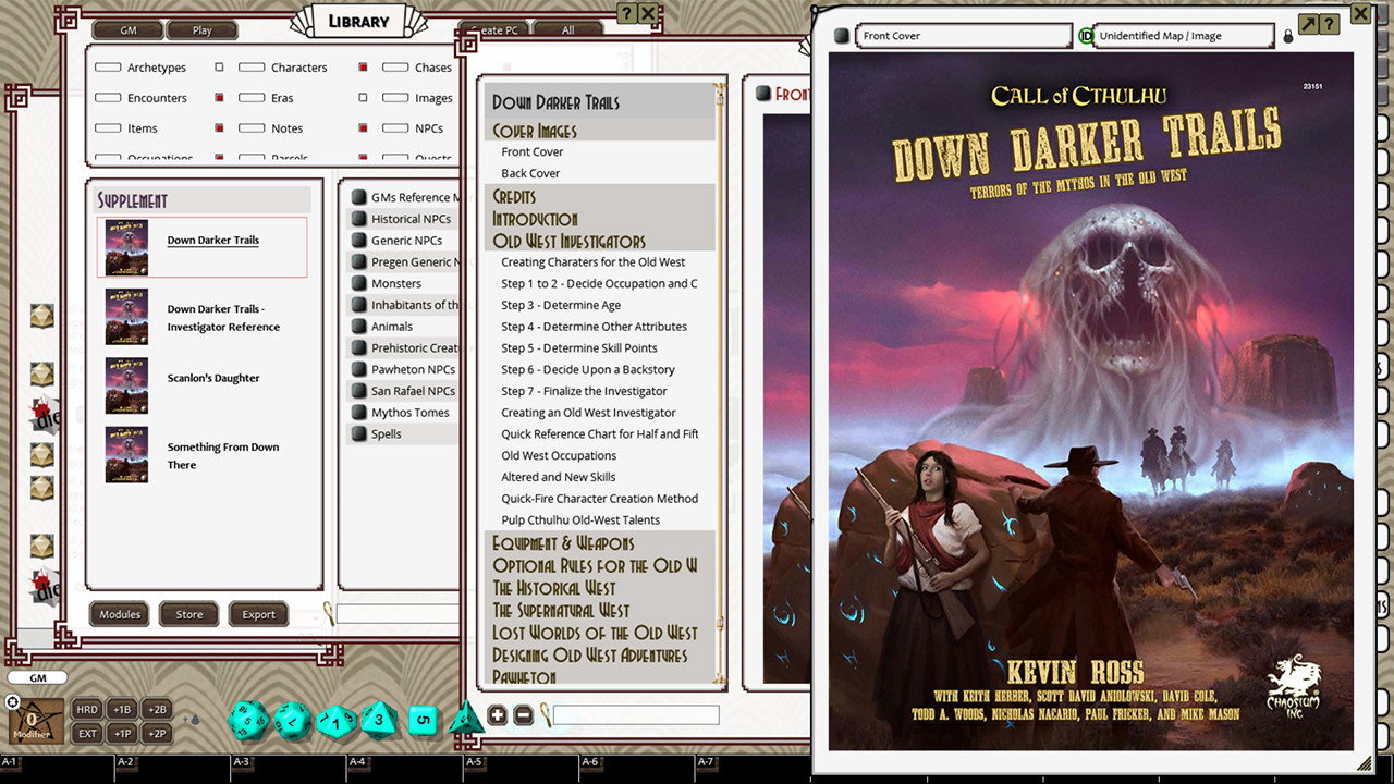 Fantasy Grounds - Down Darker Trails (CoC7E) screenshot 6