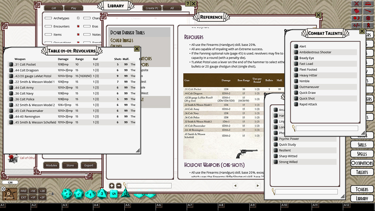 Fantasy Grounds - Down Darker Trails (CoC7E) screenshot 8
