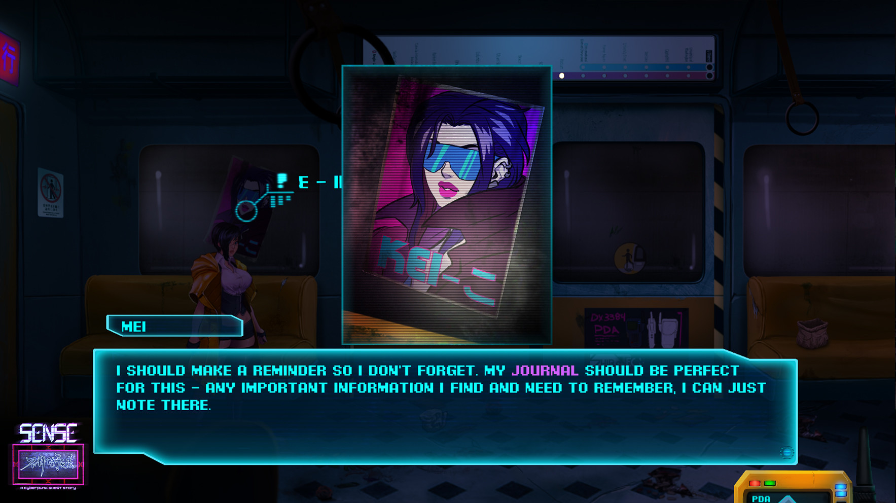 Sense - 不祥的预感: A Cyberpunk Ghost Story screenshot 6