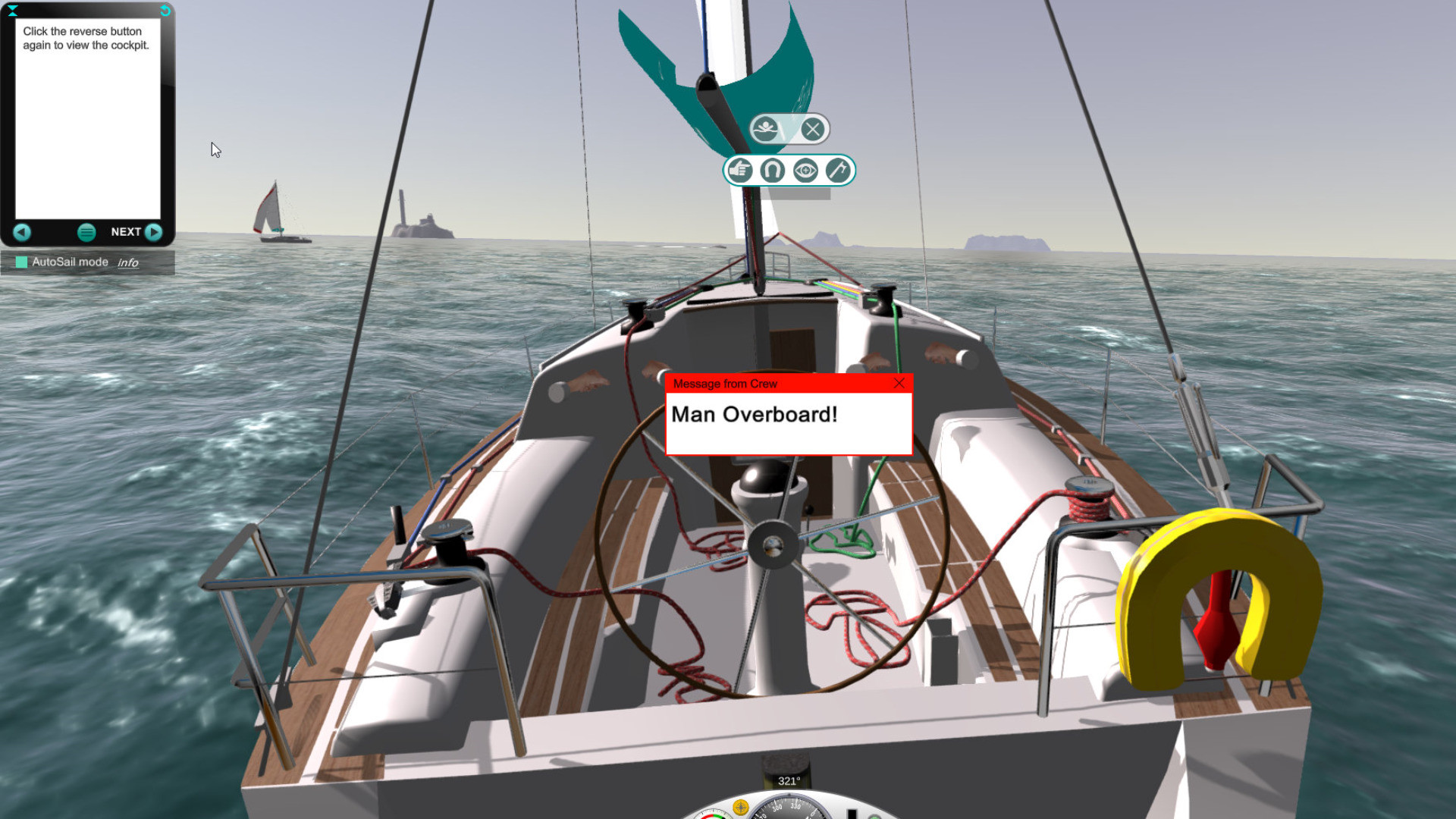 eSail Man Overboard (MOB) screenshot 1