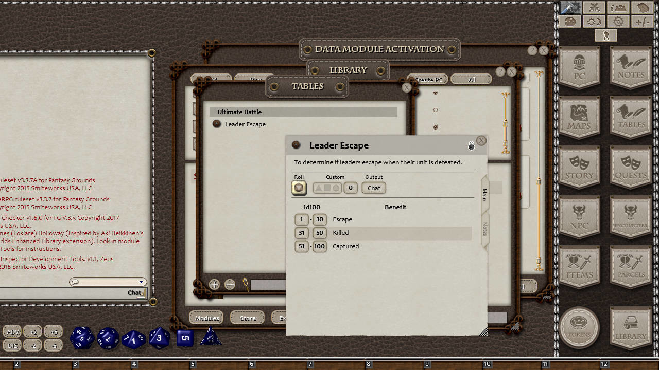 Fantasy Grounds - Ultimate Battle (5E) screenshot 1