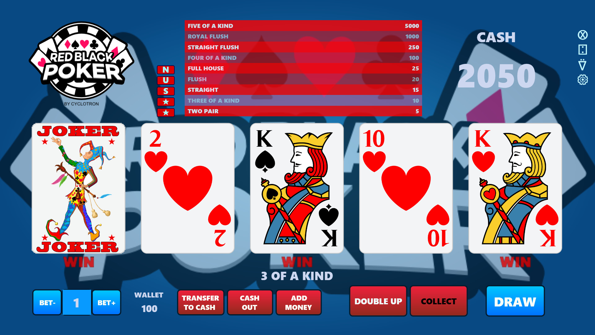 Red Black Poker screenshot 10