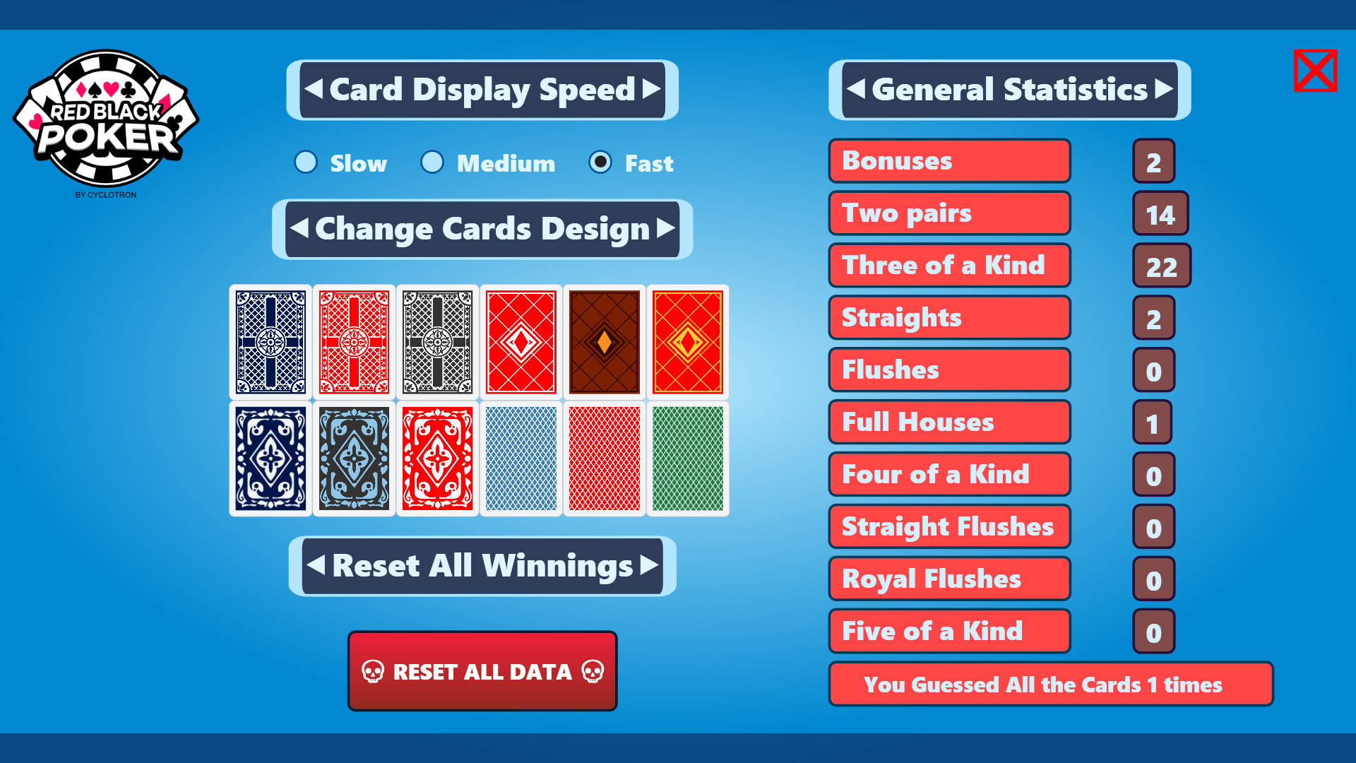 Red Black Poker screenshot 2