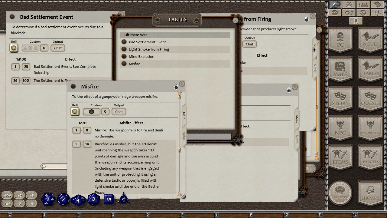 Fantasy Grounds - Ultimate War (5E) screenshot 2