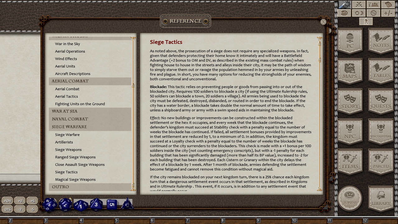 Fantasy Grounds - Ultimate War (5E) screenshot 5