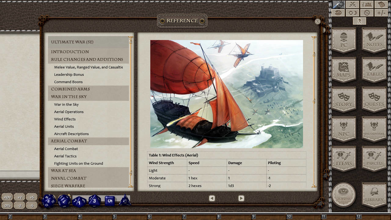 Fantasy Grounds - Ultimate War (5E) screenshot 4