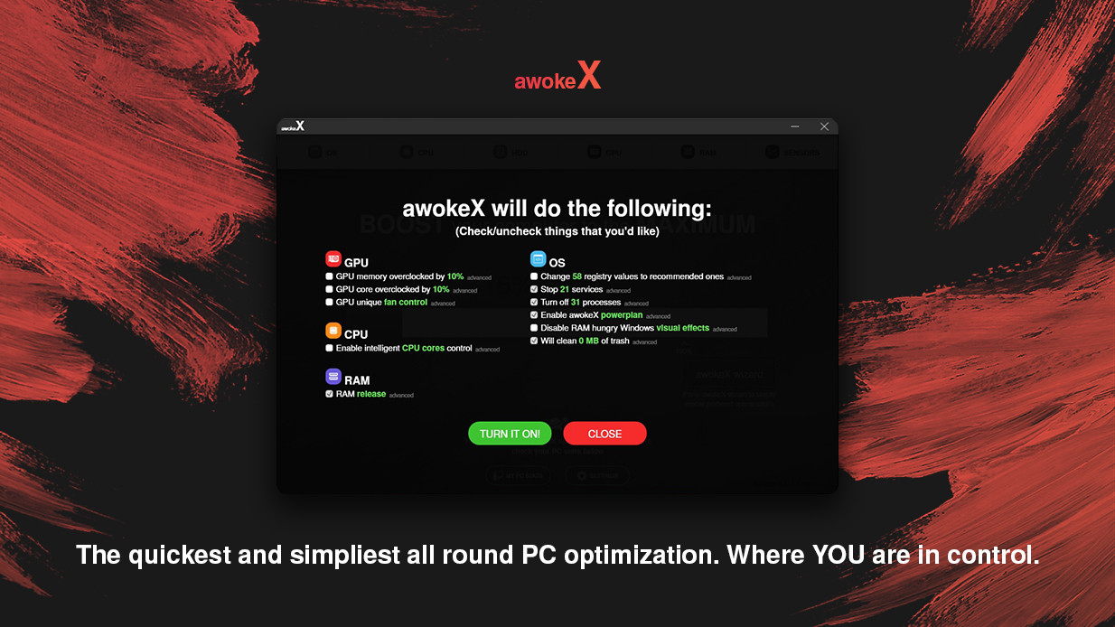 awokeX screenshot 2