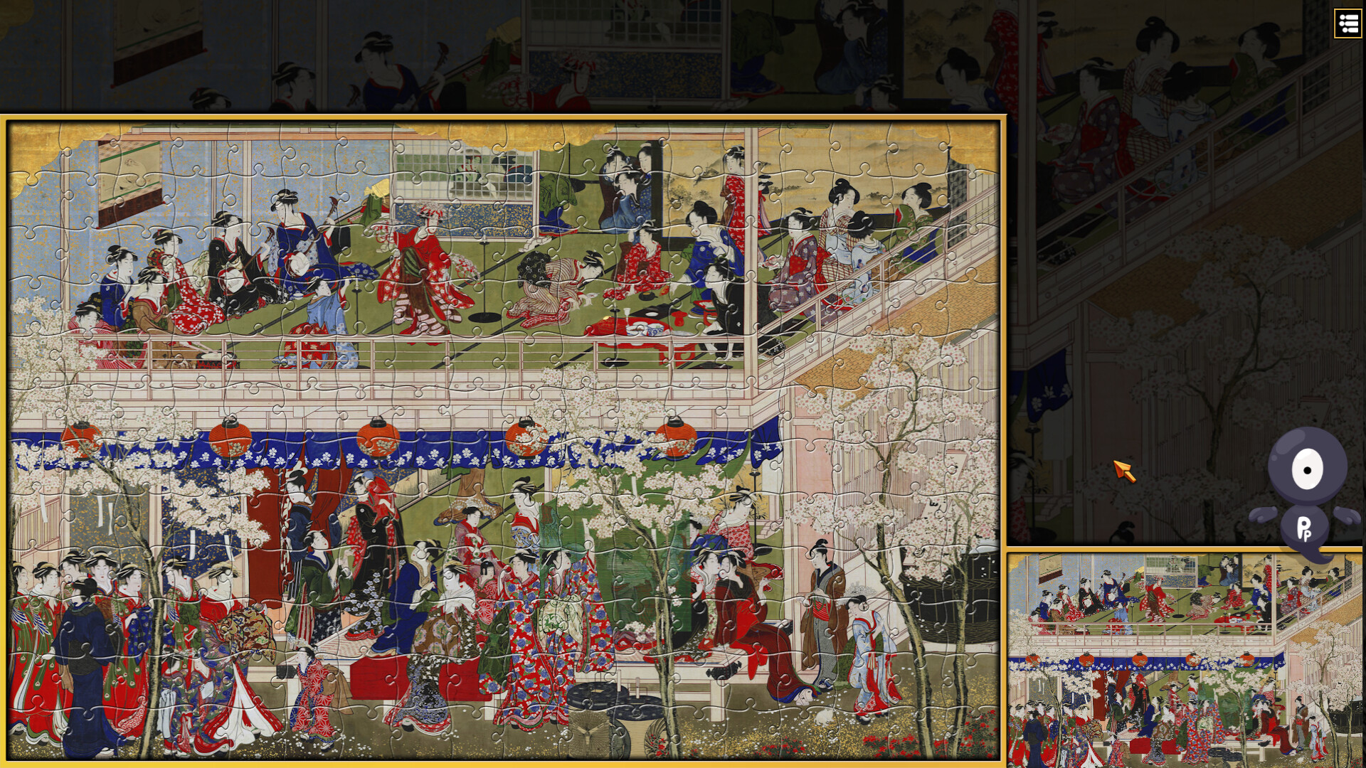 Pixel Puzzles 3: Ukiyo-e Jigsaws screenshot 8